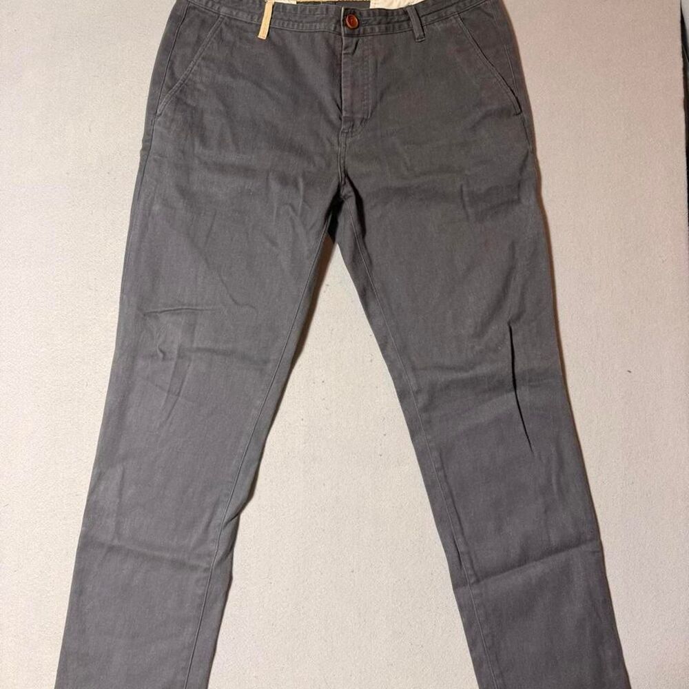 Unbranded Men's Grey and Brown Trousers
